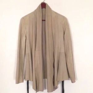 Alysi Reversible Leather Shirt Jacket